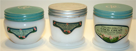 Comparison of Three Trailing Arbutus Cream Jars
