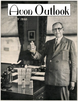 D.H. McConnell, Sr. on cover of July 1930 Avon Outlook