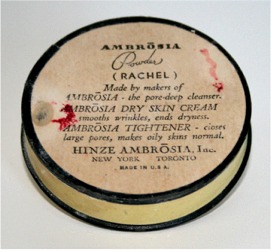 Ambrosia Powder Container Bottom