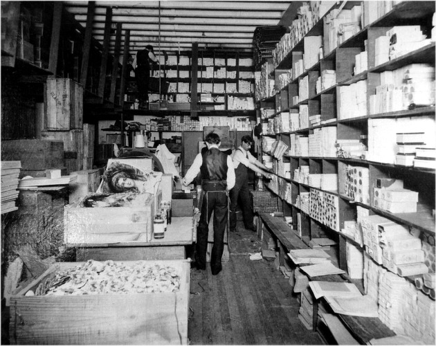 Stock Room at the San Francisco Branch