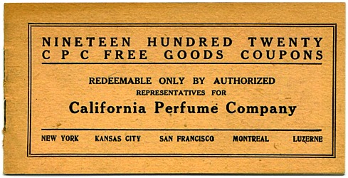 CPC Free Goods Coupon Book - 1920