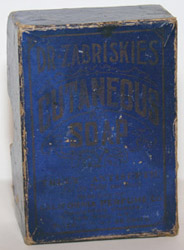 Dr. Zabriskies Cutaneous Soap - 1913