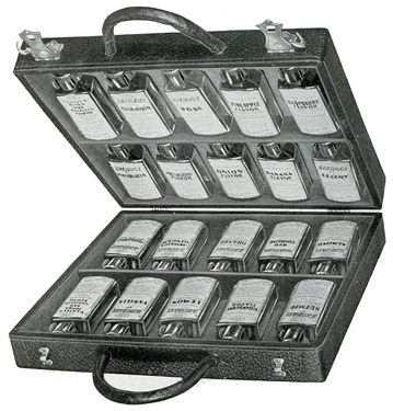 Flavoring Extract Demonstrator Set - 1912
