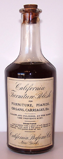 California Furniture Polish - 1908