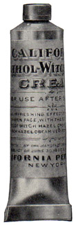 Menthol Witch Hazel Cream - 1910