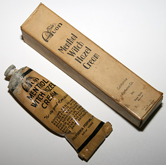 Menthol Witch Hazel Cream - 1933